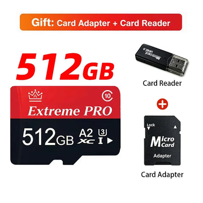 2026 Hot SD Memory Card 128GB 256GB U3 V30 High‑Speed Class 10 Micro TF SD Card Flash SD Card 4K Storage for Camera Laptop PC