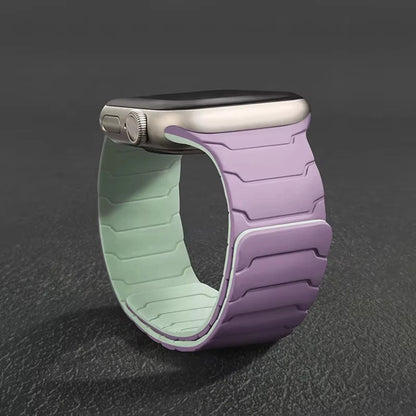 Silicone Magnetic Strap for Apple watch Bands 44mm 40mm 41mm 42mm 46mm 45mm 49mm correa iWatch Series 11 10 SE3 9 8 7 6 Ultra3 2