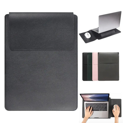 Portable 13 15 inch Adjustable Stand Laptop Sleeve with Mouse Pad Ultra Thin Tablet Case Portable Shockproof for HP/Dell/Surface