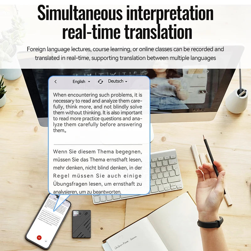AI Voice Recorder Intelligence APP GPT Control Audio Mind Map Real Time Transcription/Summary/Translation Phone Calls Recording