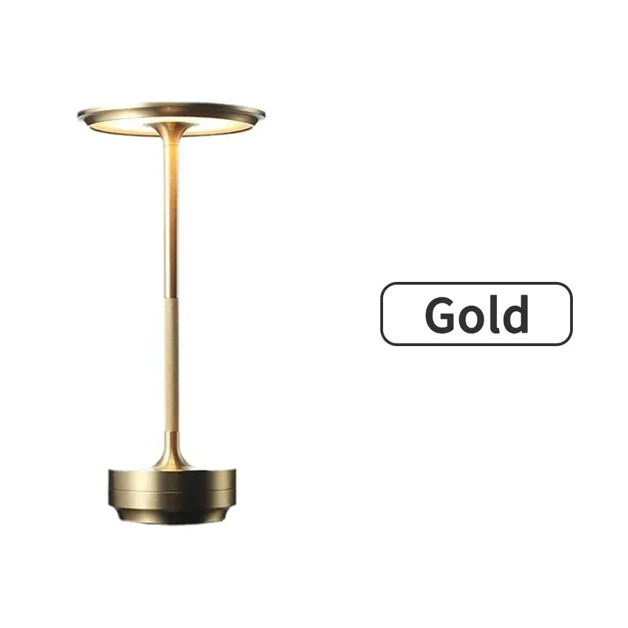 Wireless Table Lamp for Bedroom USB Rechargeable Touch Lamp Candle Creative Lamps Room Decoration Desk Lamp