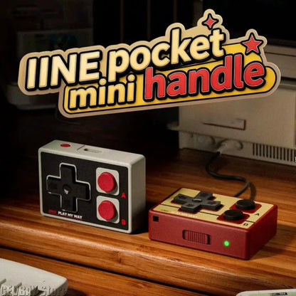 IINE Pocket Mini Bluetooth Controller, Multi-Function Gamepad for Android & iPhone Mobile Gaming & Short Videos