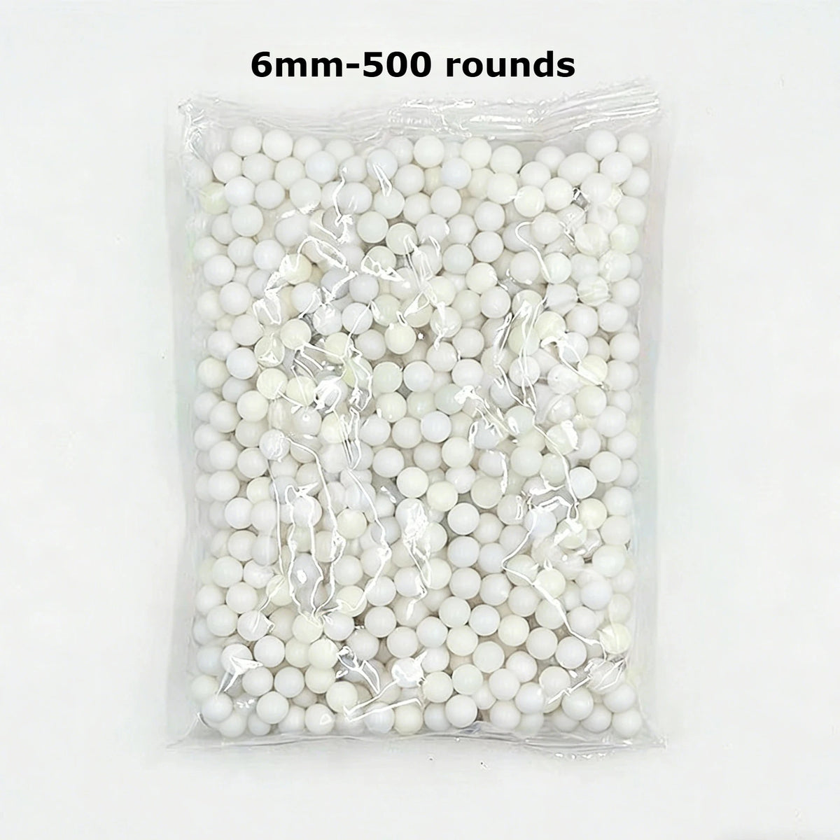 White 500 Rounds Airsoft BBs Bullets 0.2g Hunting Shooting 6mm BB Strikeball Rifle Gun Plastic Balls White Paintball