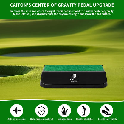 Caiton Indoor / Outdoor Golf Weight Transfer Trainer, Simulate Swing Motion in Natural Environment, Enhance Your Stability/Power