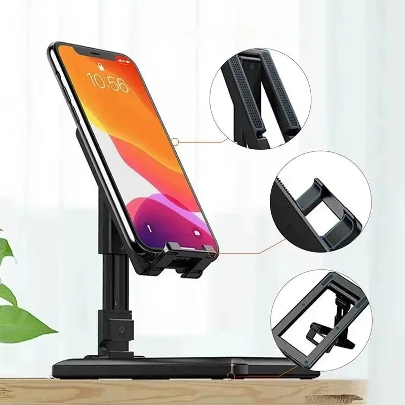 Portable Desktop Smartphone Stand Adjustable Cellphone Holder Tablet Stand Foldable Tablet Bracket For iPhone Xiaomi iPad Tablet