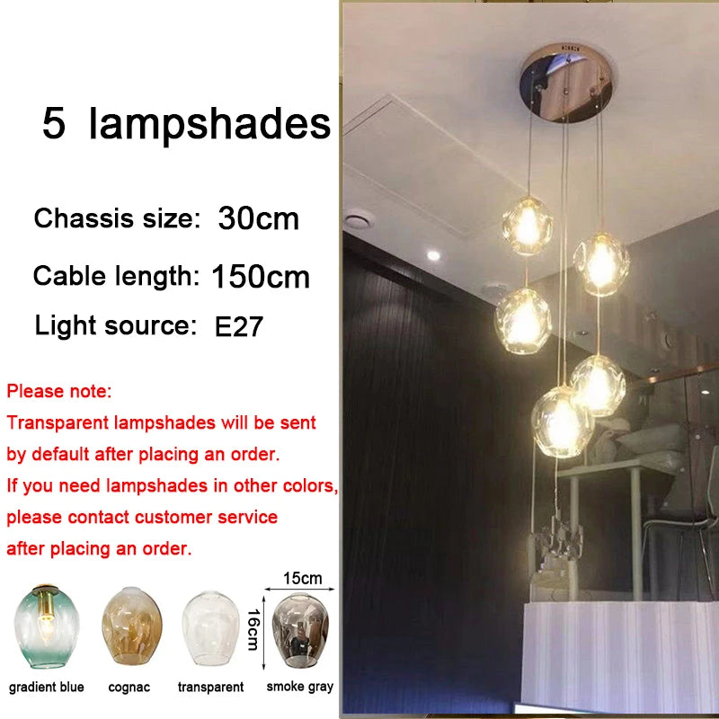 home decorationPendant lights, luxury crystal living room chandelier, bedroom Pendant lamp, ceiling light, indoor lighting