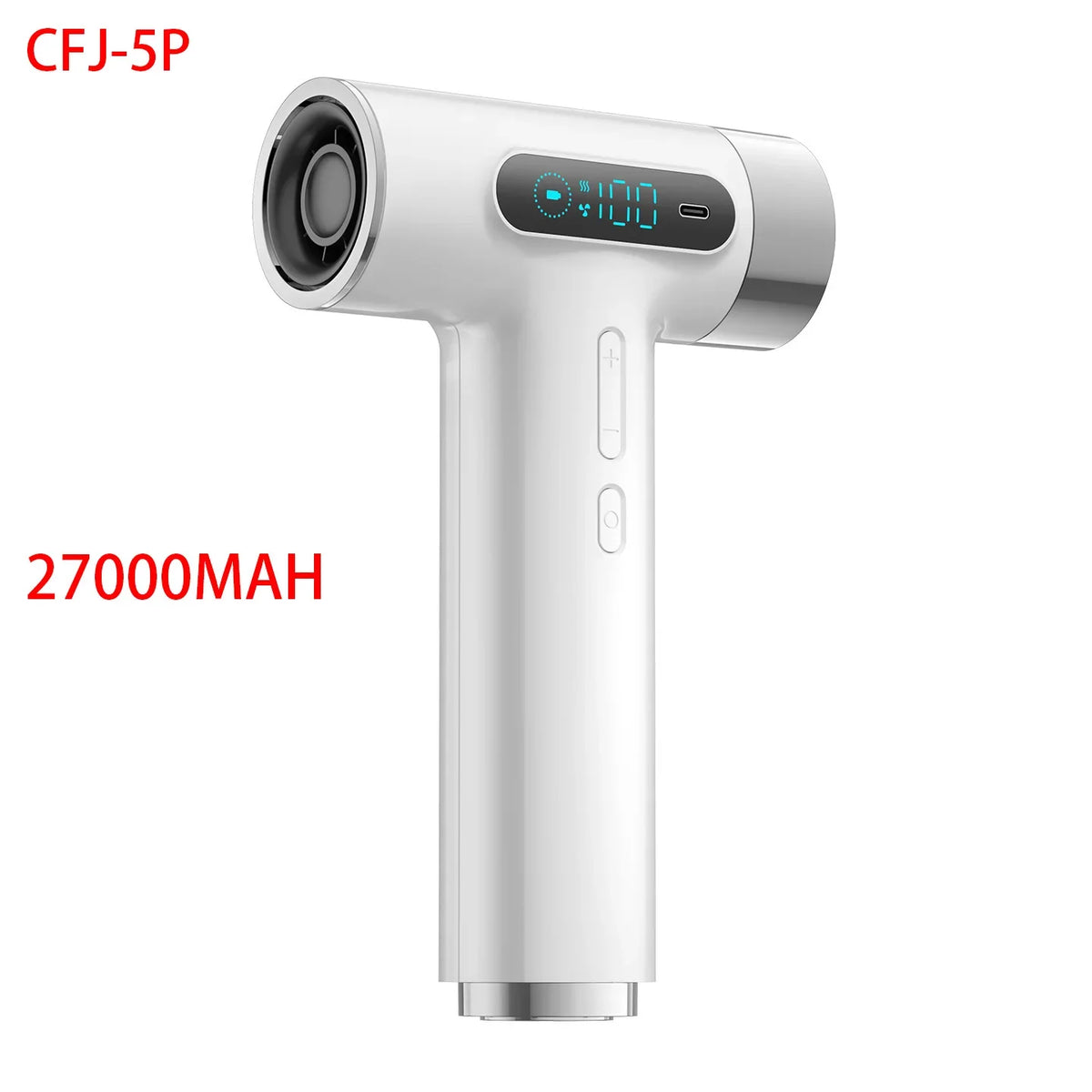 300W Wireless Hair Dryer High Speed Motor 100000RPM USB Rechargeable Foldable Blow Dryer For Student Dormitory Travel