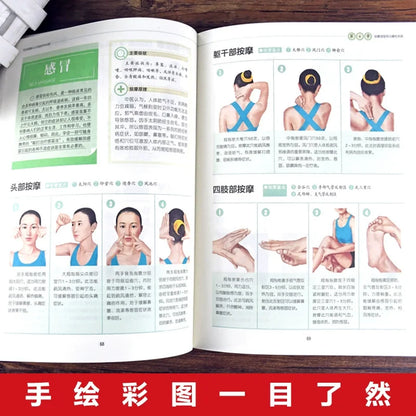 The Visual Encyclopedia of Meridian Therapy: Complete Illustrated Guide to Acupressure Points Massage Book