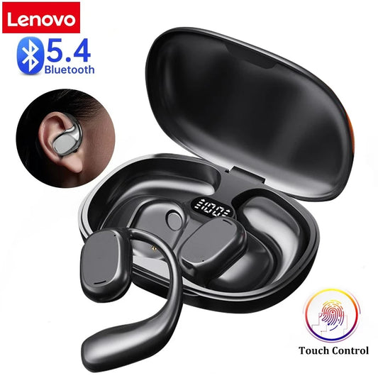 Lenovo Sports Bluetooth 5.3 Wireless Earphones HiFi 9D Stereo Waterproof TWS Touch Control Noise Cancelling Bone Conduction Earp