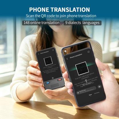 Language Translator Device AI Translation Support ChatGPT 138 Languages Translation Two Way Real Time Voice Translation