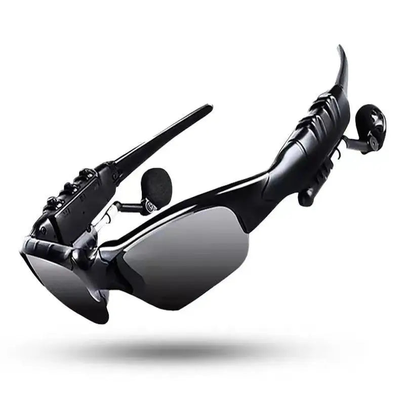 Smart Bluetooth Audio Glasses Wireless Stereo Headphones for Men Women Sports Driving Open Ear Sunglasses with Mic Music