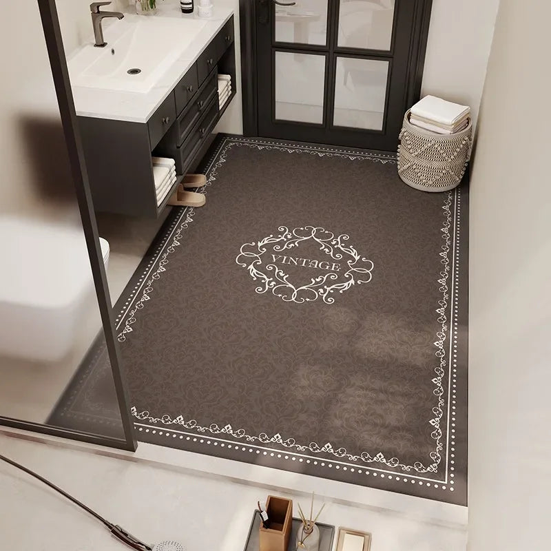 Carpet in the Bathroom Mat Absorbent Non-Slip Floor Mats Home