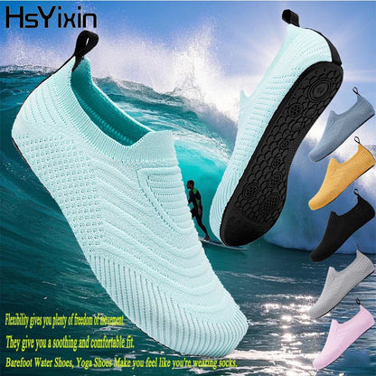 Aqua Shoes Madam，Men's Beach Swimming Water Sports Socks Barefoot Sneakers Fitness Yoga Swimming Surfing Canyon-walking shoes