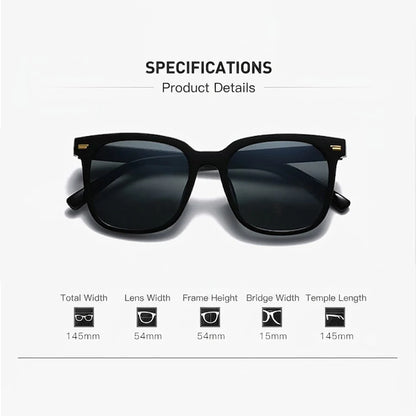 New Polarized Square Sunglasses Men Women Luxury Brand Small Round Sun Glasses Female Oversize Eyewear Glasses for Male Female