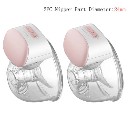 Homesen Wearable Breast Pump Hands Free Electric Single Portable Wearable Cup 8Oz/ 240Ml Bpa Free 3 Modes 10 Suction Levels Comf