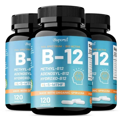 Vitamin B12 - Supports Brain Health and Energy Production, Protects The Nervous System, and Promotes Metabolic Function