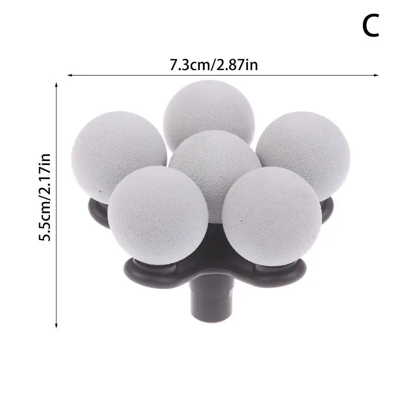 Muscle Massager Heads Percussion Massage Replacement Parts for Fascia Massage  Deep Relaxation for Athletes and Home
