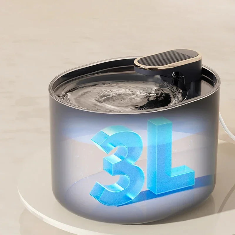 New 3L Automatic Pet Cat Drinking Fountain USB Dogs Cats Electric Mute Water Feeder Bowl Drinking Dispenser Filter Pet Items