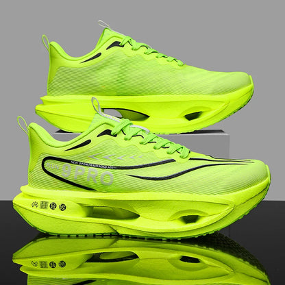 Running Shoes Men High Quality Full Palm Carbon Plate Cushion Professional Training Shoes Lightweight Wear-Resistant Sneakers