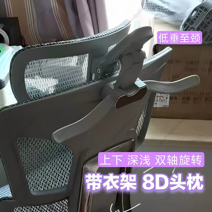 DIY Ergonomic Gaming Chair with 8D Headrest, Dual-Axis Height & Depth Adjustment