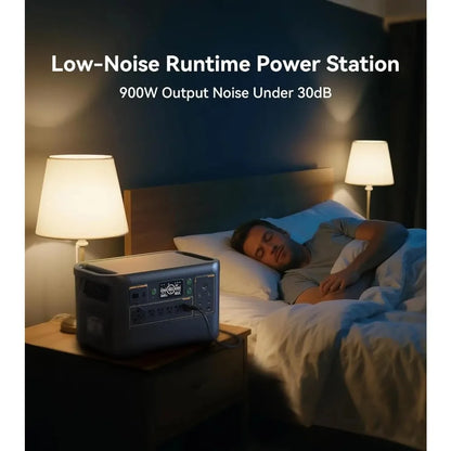 3072Wh 3000W Solar Generator, LiFePO4 Battery, Fast Charging, 100W USB-C Output for Home Camping RV Emergency, Custom