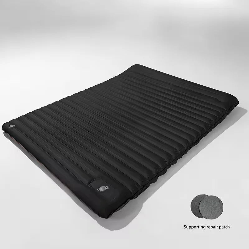 Thickened Double-Layer 3.94-Inch Inflatable Mat, Detachable Inflatable Pad, Suitable for Multiple People