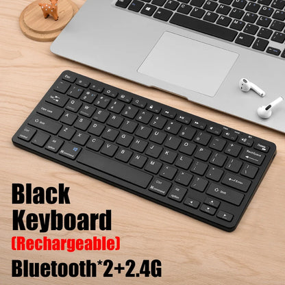 2.4G Wireless Keyboard Mouse Set Bluetooth 5.0 Keyboard Mouse Combo 3 modes Mini Keyboard Mouse For Laptop PC Accessories
