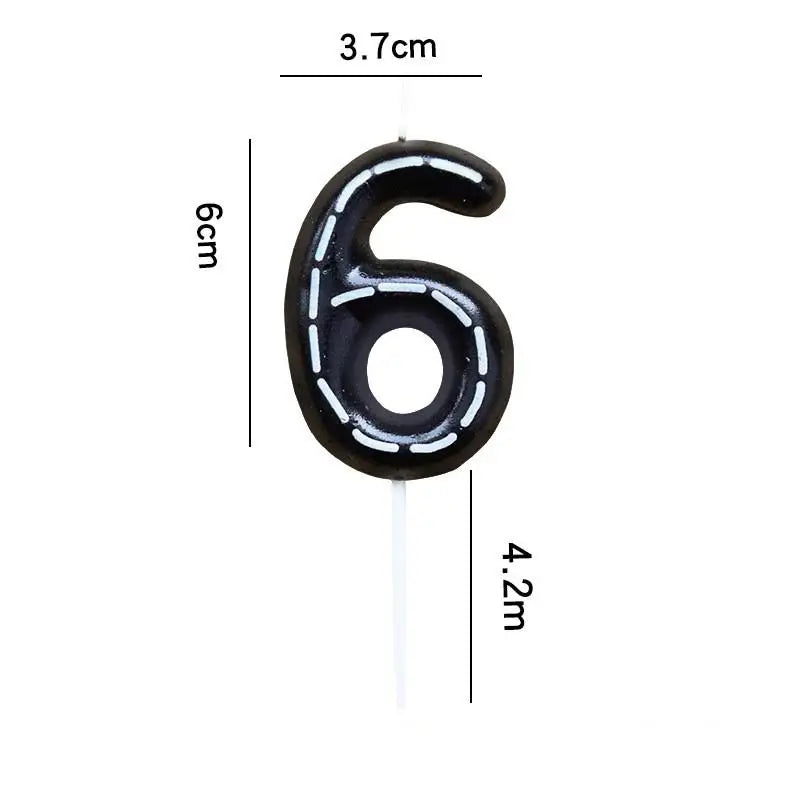 New Race Cars Birthday Cake Candles Supplies Racing Car Them 0 To 9 Number Candle Celebrating Party Birthday Cake DIY Decoration