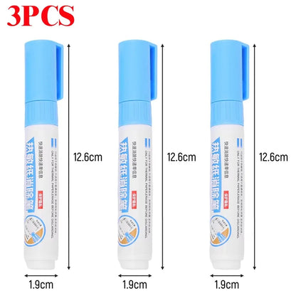 1/2/3Pcs Thermal Paper Eraser Pen Express Privacy Applicator Privacy Handwriting Cover Telephone No Trace Eraser Pen New