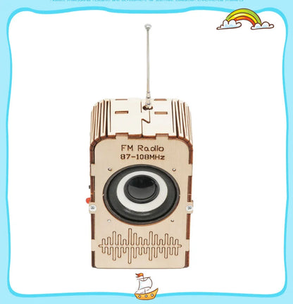 DIY Radio Broadcast Receiver Model Science Toys for Kids Physics Experimental Tool Kit Children Educational Toys School Supply