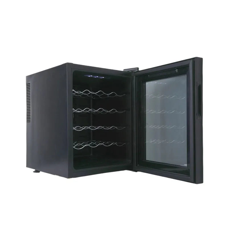 46L Freestanding Wine Cooler Refrigerator 20-Bottle Wine Cabinet Fridge for House hold or Hotel Use Electric Power Source