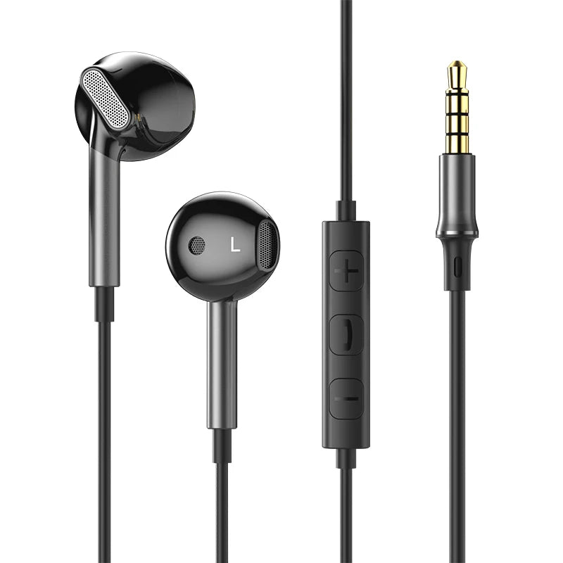 For Samsung Earphones HiFi Surround Sound With Mic Volume Control Type C 3.5mm Music Wired Headphones For Galaxy S26 S25 S24 S23