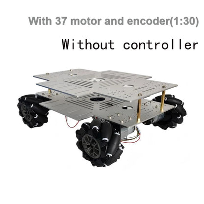 10-20Kg Load 330+240mm Big Plate 4WD Mecanum Wheel Robot Car with 12V Motor for Arduino ROS Robot Arm Chassis DIY Kit Toy Parts