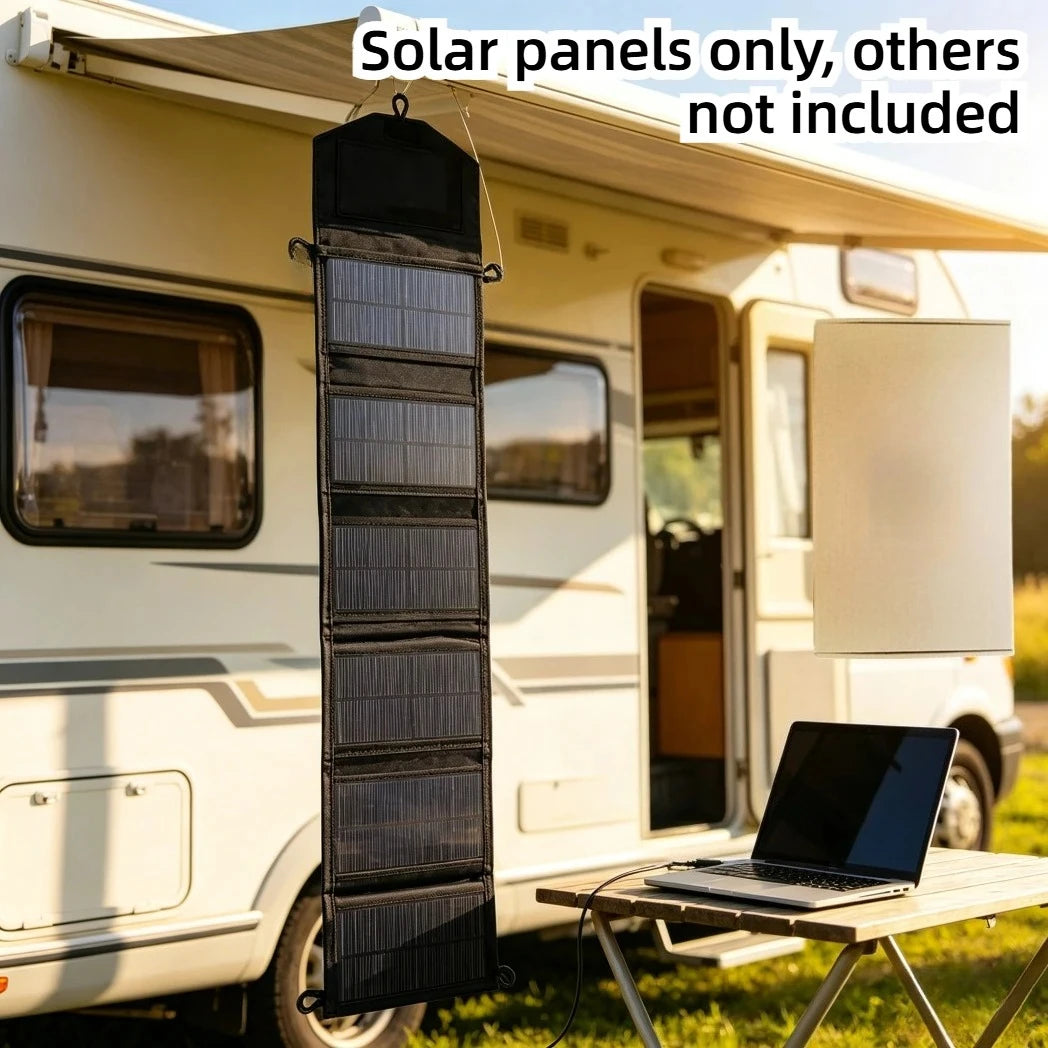 Backpack Carry Portable Foldable Waterproof Solar Charger 25W 100W Dual USB Solar Panel Power Supply Outdoor Camping Emergency