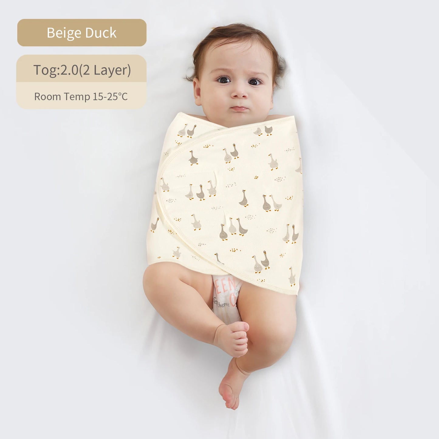 Bilayer Baby Wrap Blanket Newborn Baby Swaddle Tie Anti Startle Jump Blanket Summer Thin Cotton Soft Diaper Changing Blanket