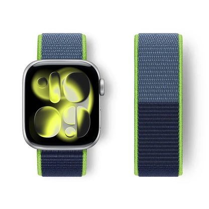 Nylon Loop for Apple Watch Band S11 46mm 40mm 44mm 45mm 42mm 41mm 49mm Smart Belt Bracelet for IWatch 11/10/9/8/7/6/SE/5/4 Strap