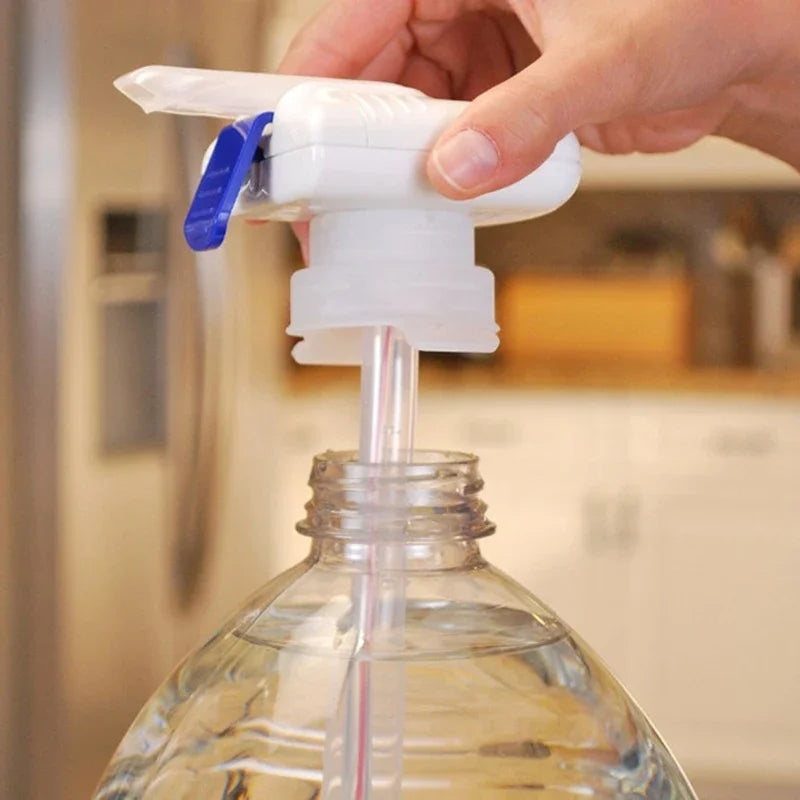 Anti overflow fully automatic suction pump for straws Mineral water bucket suction tool Automatic beverage water suction pump