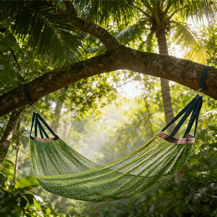 1pcs，portable Outdoor Sports Hammock, Camping and Hiking Hammock, Used