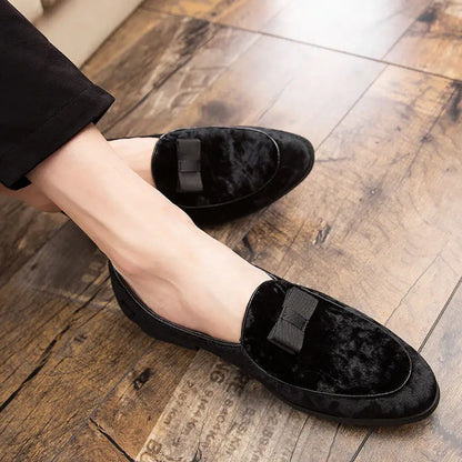 With Tassels Loafers Office Leather Shoes for Men Platform Thick Sole Pointed Toe Man Casual Shoe High Quality Fashion Elegant