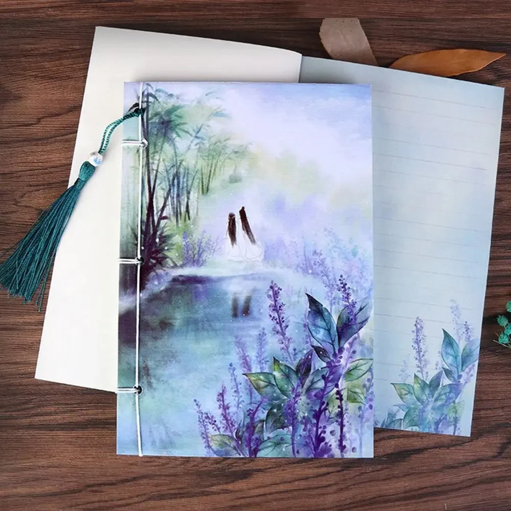 1PC Vintage Retro Chinese Style Notebook Sketchbook Journal Diary Book Notepad Weekly Planner Stationery Office School Supplies