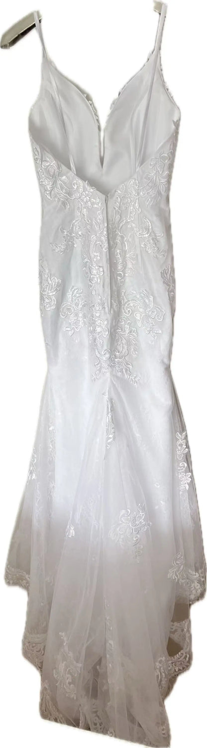 CustomizedSexy Open-Back Mermaid Wedding Dresses Spaghetti Lace Wedding Dress Bridal Gowns Vestido De Noiva Custom Made