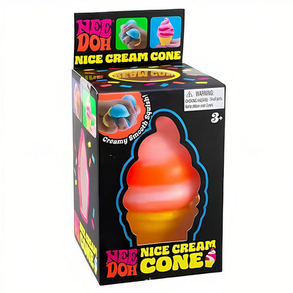 Nice Cube Nee Doh Squishy Squeeze Toy, Portable Stress Relief Sensory Fidget, Great for Kids & Adults with ADHD