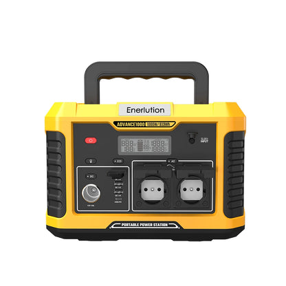 Enerlution Solar Portable Power Station Camping 500  300  800  1000 W Portable Power Stations Portable