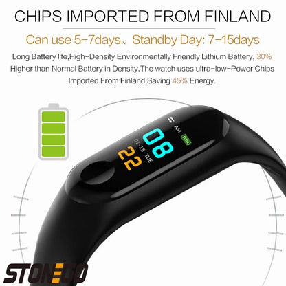 Waterproof Fitness Tracker with Heart Rate Monitor Step Counter Calorie Tracker Call Message Reminder for Outdoor Sports