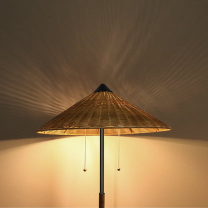 68 inch Floor Lamp Minimalist Rattan lampshade traditional style Lamp Hotel Guest Room Living Room Study Bedroom Bedside Decorative Lighting Lamps Indoor Lighting Shiping from USA