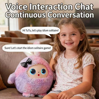 AI Intelligent Interactive Plush Doll Toy Voice Talking Chat Kids Early Educational Robot Electronic Pet Gift for Boys Girls