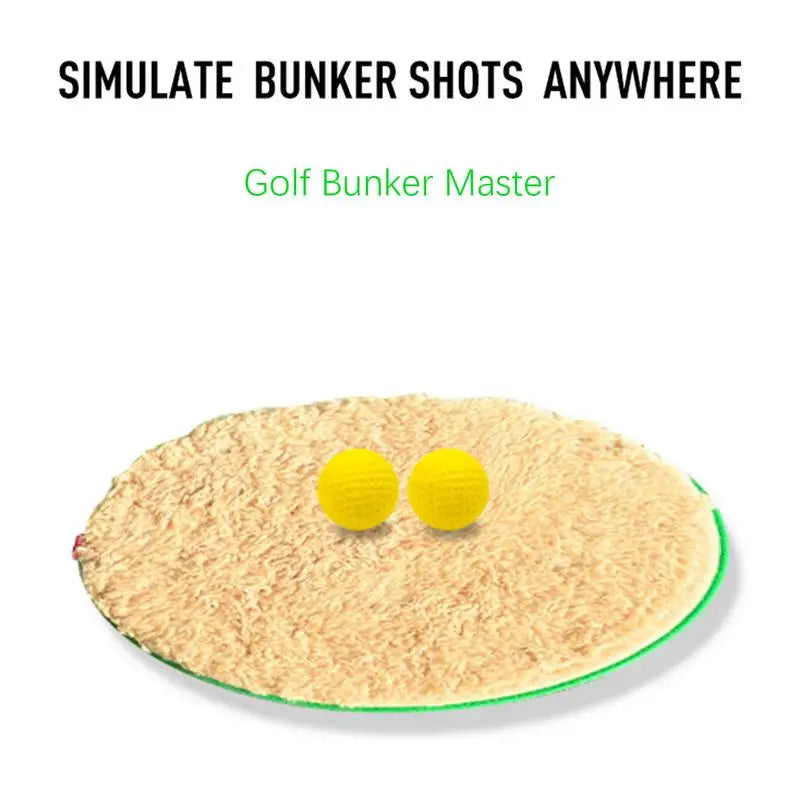 Golf Bunker Practice Mat Golf Chipping Mat Sports Chipping Training Simulator For Backyard Indoor Living Room Outdoor Yard