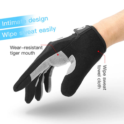 VILICO Cycling Autumn Gloves Full Fingers Bicycle Cycl Glove Men Woman for Spotrs Gym Fitness Fishing Bike Training Glove