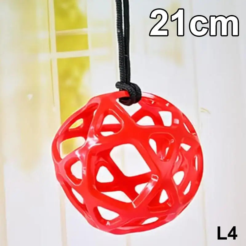 Hanging Hay Feeder Chew Resistant Horse Goat Sheep Toy Ball Stress Relief Outdoor Feeding