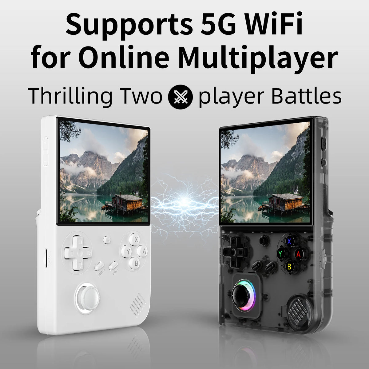 ANBERNIC RG40XXV & RG35XX Plus Retro Handheld Game Console 640*480 IPS Screen Linux 64-bit 5000Games Support WIFI,Bluetooth,HDMI